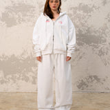 ESSENTIALS STRAIGHT PANTS - WHITE