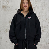 KIDDO ZIP UP - BLACK