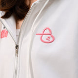 THE BOY ZIP UP - WHITE