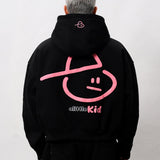 THE BOY ZIP UP - BLACK