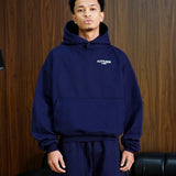 STATEMENT HOODIE - NAVY