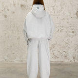 ESSENTIALS STRAIGHT PANTS - HEATHER GRAY