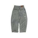 TINY POCKET LOOSE FIT JEANS [KC GIFT]  - LIGHT BLUE