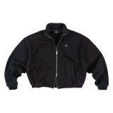 CASUAL QUATER ZIP - BLACK