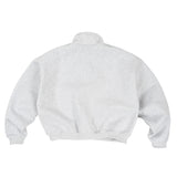 CASUAL ZIP UP JACKET - HEATHER GRAY