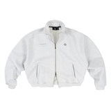 CASUAL ZIP UP JACKET - HEATHER GRAY