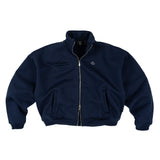 CASUAL ZIP UP JACKET - NAVY