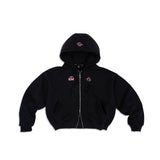 THE BOY ZIP UP - BLACK