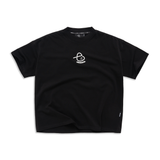 EMBLEM BOXY TEE - NAVY