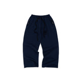 ESSENTIALS STRAIGHT PANTS - NAVY