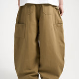SMART HOOK WIDE LEG KHAKI PANTS [KC GIFT] - DUST