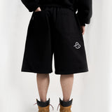 COZY BERMUDA SHORTS [KC GIFT] - BLACK