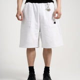 COZY BERMUDA SHORTS [KC GIFT] - HEATHER GRAY