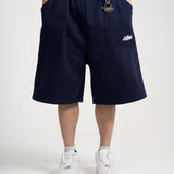 COZY BERMUDA SHORTS [KC GIFT] - NAVY