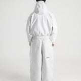 THE B4SE / BOXY HOODIE - HEATHER GRAY