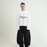 ZONE LONG SLEEVE BOXY TEE - WHITE
