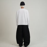 ZONE LONG SLEEVE BOXY TEE - WHITE