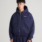THE B4SE / REGULAR ZIP UP - NAVY
