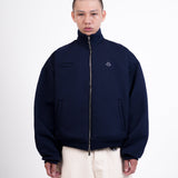 CASUAL ZIP UP JACKET - NAVY