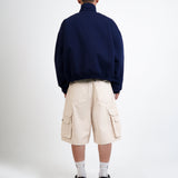 CASUAL ZIP UP JACKET - NAVY