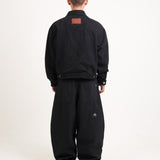 URBAN DENIM WORK JACKET - BLACK