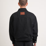 URBAN DENIM WORK JACKET - BLACK