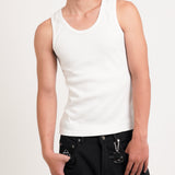 CANALE ALK TANK TOP  - WHITE