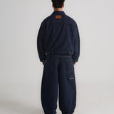 THE B4SE / LOOSE FIT JEANS - DARK BLUE