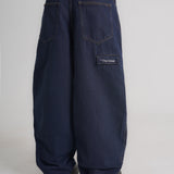 THE B4SE / LOOSE FIT JEANS - DARK BLUE