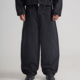 THE B4SE / LOOSE FIT JEANS - BLACK