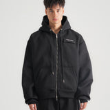 THE B4SE / REGULAR ZIP UP - BLACK