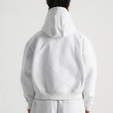 THE B4SE / REGULAR ZIP UP - HEATHER GRAY