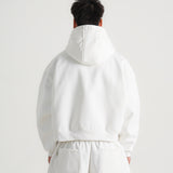 THE B4SE / REGULAR ZIP UP - WHITE