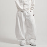 DOUBLE POCKET PANTS - WHITE