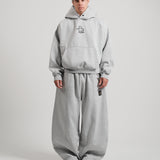 RECLAIM JOY BOXY HOODIE - HEATHER CHARCOAL