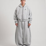 DOUBLE POCKET PANTS - HEATHER CHARCOAL