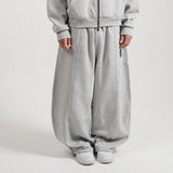DOUBLE POCKET PANTS - DARK HEATHER GRAY