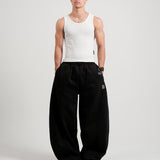 DOUBLE POCKET PANTS - BLACK