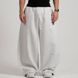 DOUBLE POCKET PANTS - HEATHER GRAY
