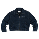 B4SE DENIM WORK JACKET - DARK BLUE