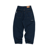 TINY B4SE POCKET LOOSE FIT JEANS - DARK BLUE