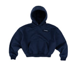 B4SE BOXY CHEST POUCH HOODIE - NAVY