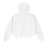 REGULAR CHEST POUCH HOODIE - WHITE