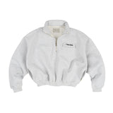 THE B4SE / BOXY HALF ZIP  - HEATHER GRAY