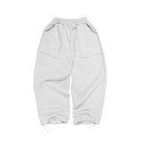 B4SE WIDE-LEG SWEATPANTS - HEATHER GRAY