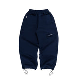 B4SE WIDE-LEG SWEATPANTS - NAVY