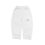 B4SE WIDE-LEG SWEATPANTS - WHITE