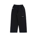 THE B4SE / STRAIGHT-LEG SWEATPANTS - BLACK