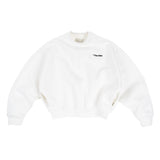 ROOMY CHEST POUCH SWEATER - WHITE