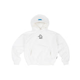 RECLAIM JOY BOXY HOODIE - WHITE
